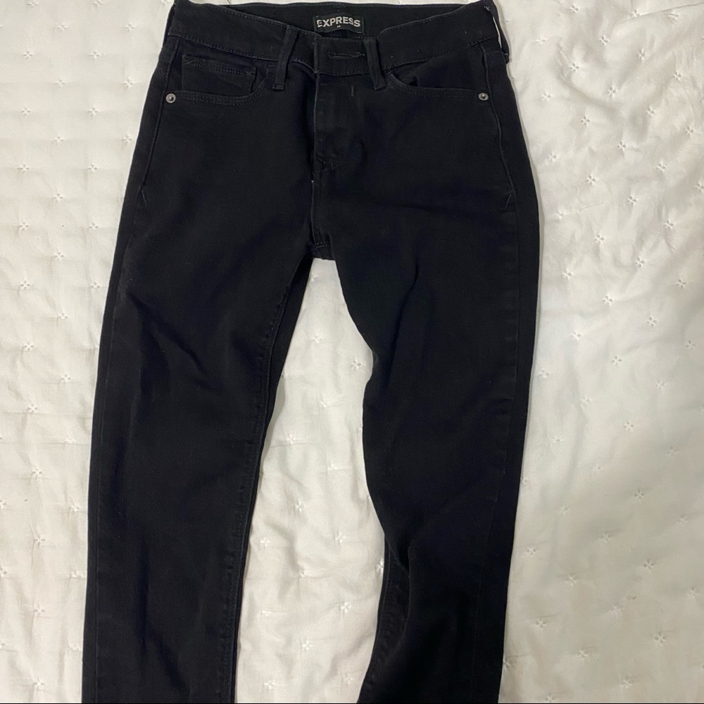 Skinny Ankle Legging Jeans- raw hem